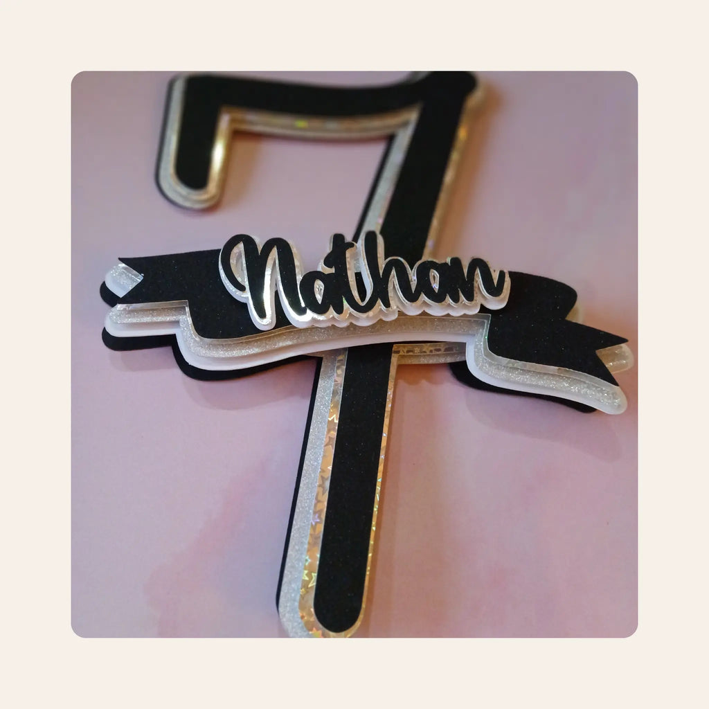 Cake topper 3D mookaco