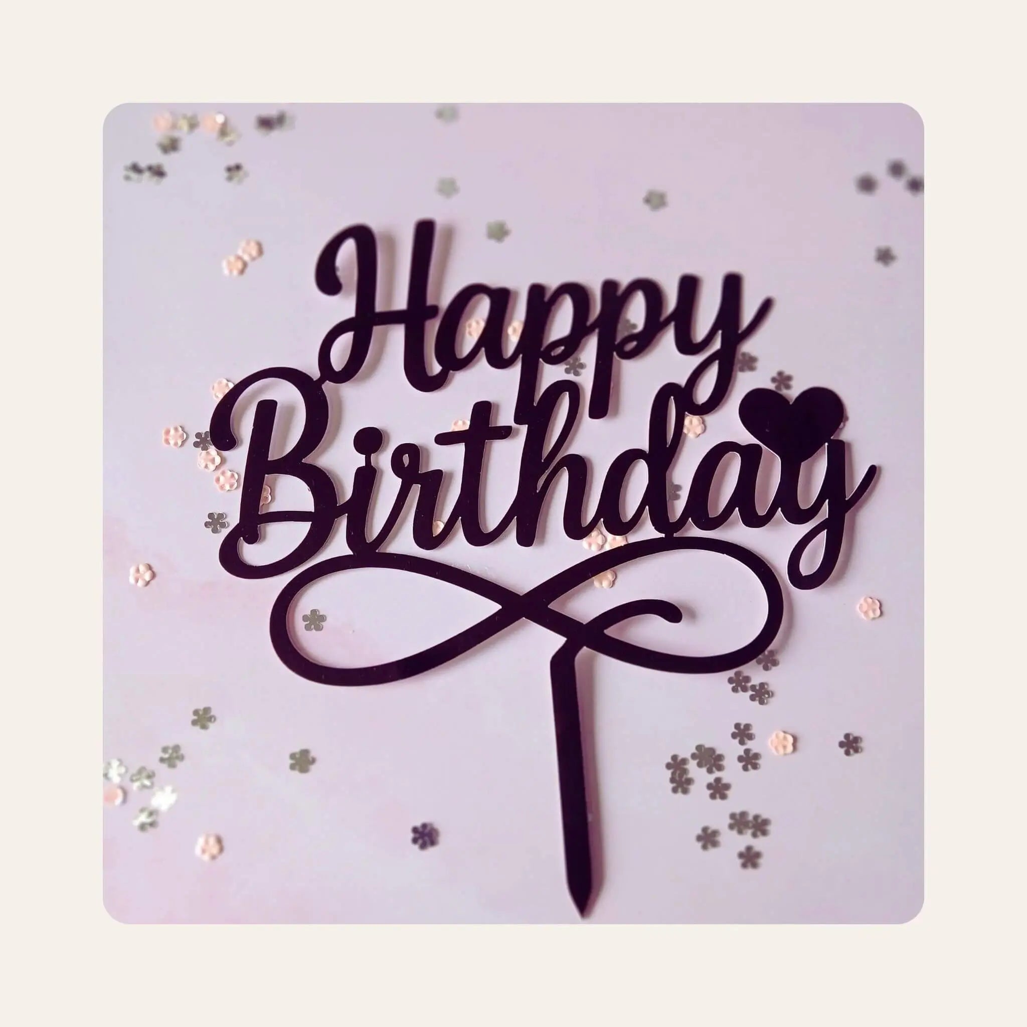 Cake Topper Personnalisé Classique mookaco