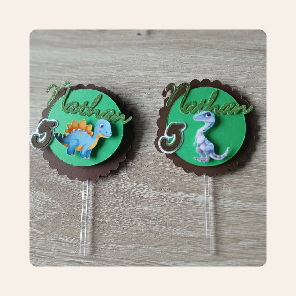 Les Cupcakes Topper 3D mookaco