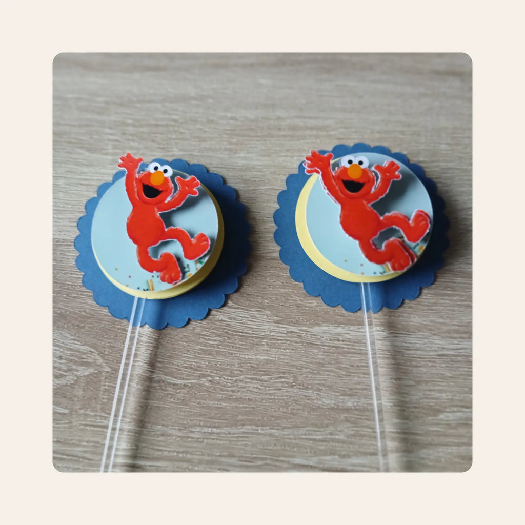 Les Cupcakes Topper 3D mookaco