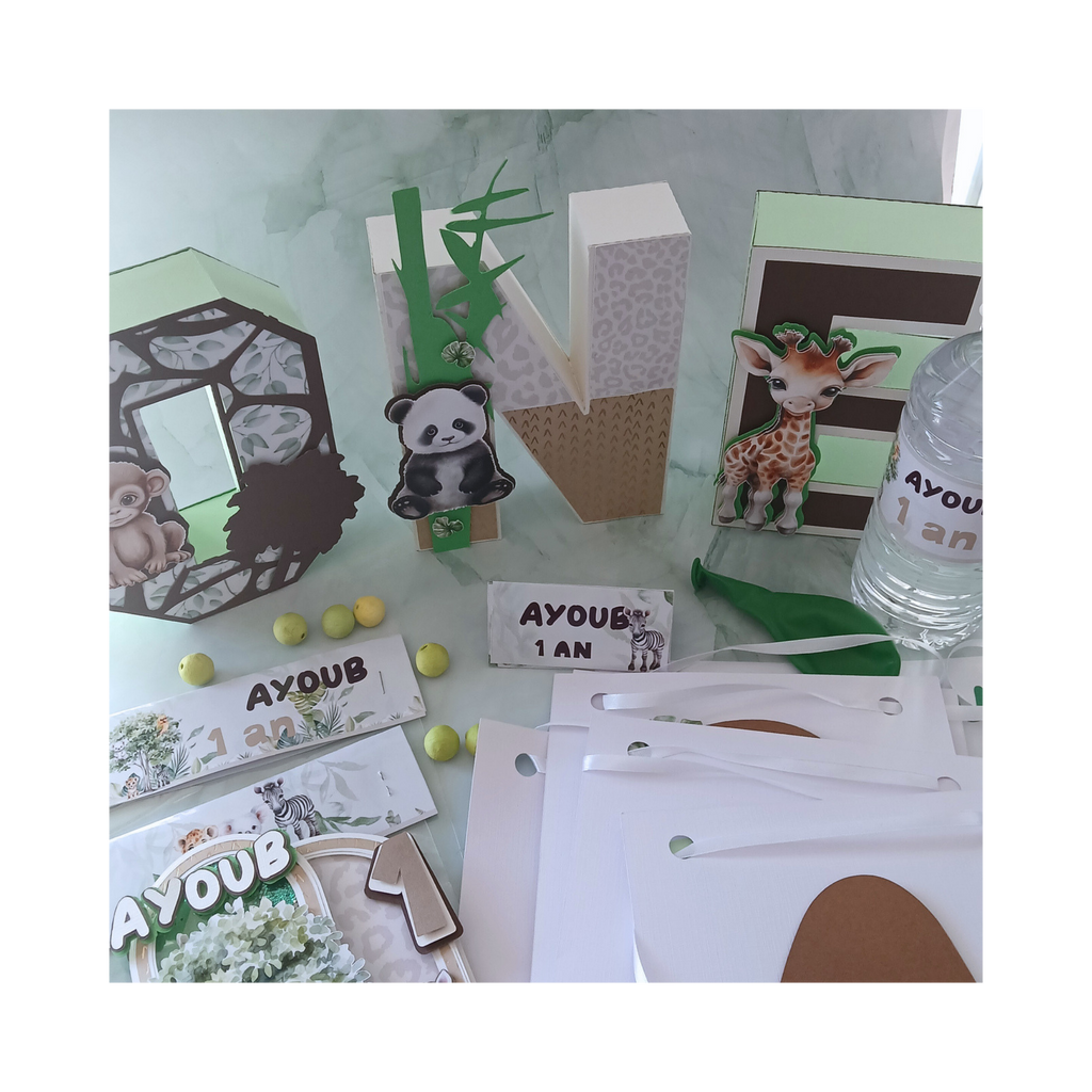 Ensemble de lettre 3D Atelier Mooka & Co