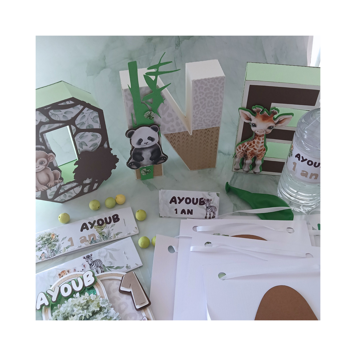 Ensemble de lettre 3D Atelier Mooka & Co