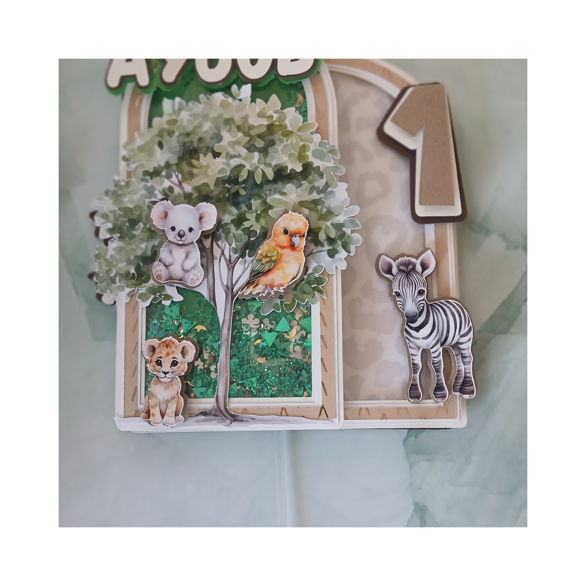 Cake Topper Jungle Safari Atelier Mooka