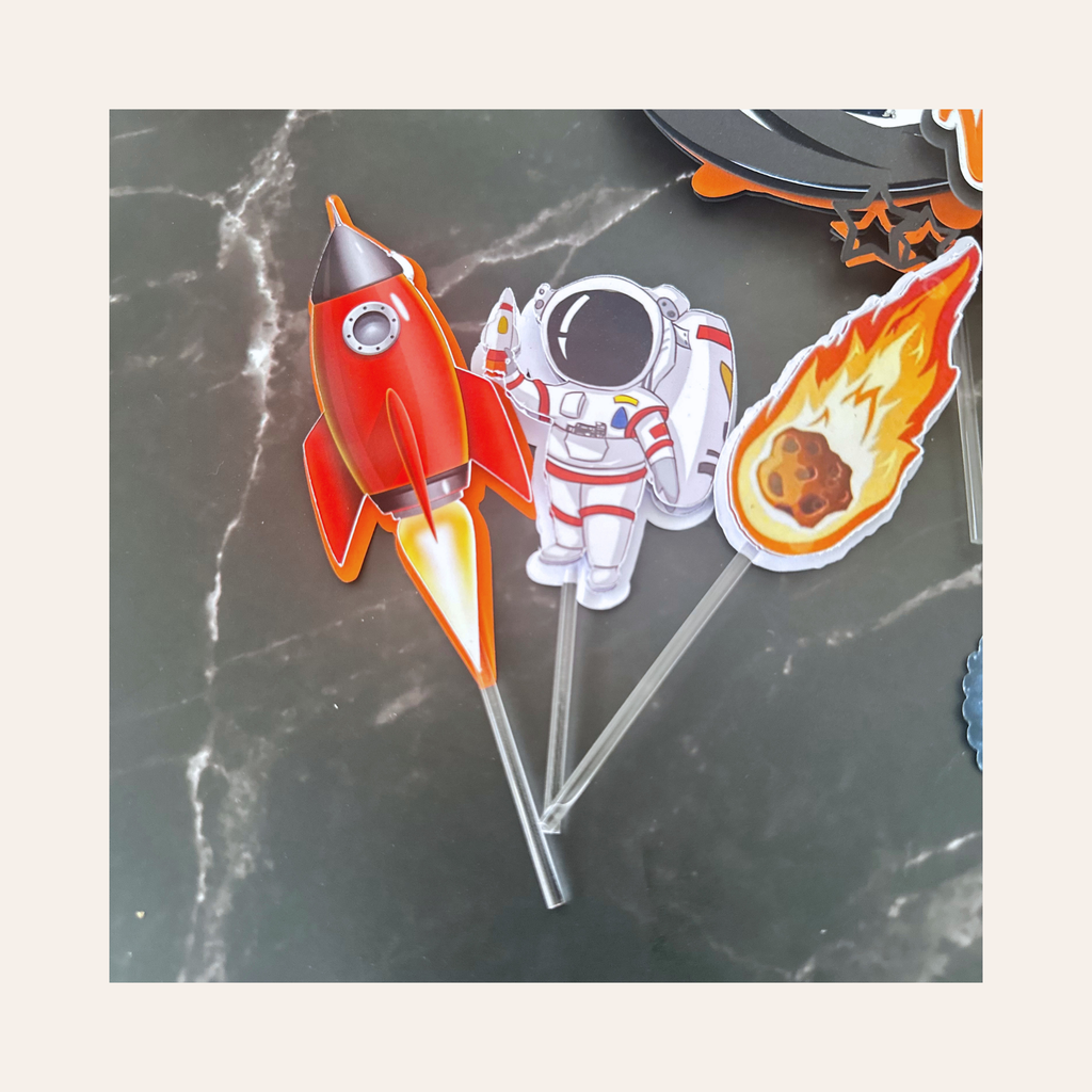 Cupcake Toppers Espace modèle 2 Mooka